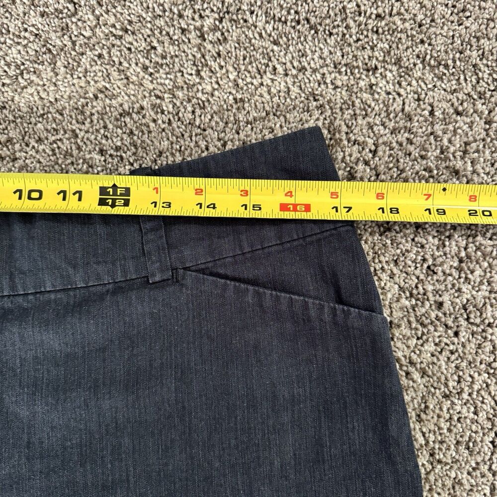 ANN TAYLOR Signature Chino Flat Front Mid Rise Shorts Size 8 Inseam 4.25” - Picture 6 of 8